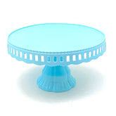 BANDEJA TORTA PLASTICO 27CM CELESTE